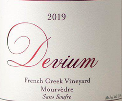 Devium French Creek Vineyard Mourvedre Sans Soufre 2022