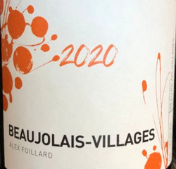 Alex Foillard Beaujolais Villages 2020