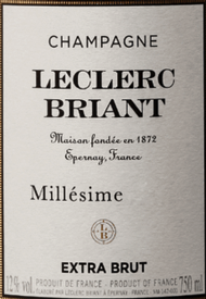 Champagne Leclerc Briant Extra Brut Millesime 2013