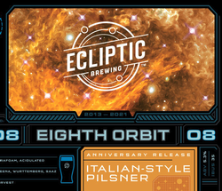Ecliptic 8th Anniversary Pilsner 16oz Can