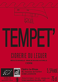 Cidrerie du Leguer Cidre Tempet 2019 750mL