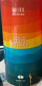 Quirk Brewing Solid State Pilsner 16oz Can