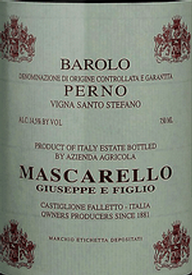 Giuseppe Mascarello & Figlio Barolo Santo Stefano di Perno 2019