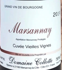 Domaine Collotte Marsannay Cuvee VV 2019