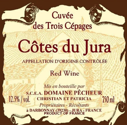 Domaine Pecheur Cotes du Jura Trois Cepages 2019