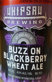 Whipsaw Buzz on Blackberry 12oz Can