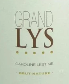 Caroline Lestime Cremant de Bourgogne Brut Nature Grand Lys 2017