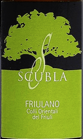 Scubla Tocai Friulano Colli Orientali del Friuli 2015
