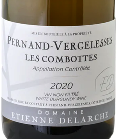 Domaine Delarche Pernand Vergelesses Blanc Les Combottes 2020