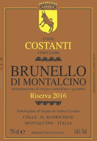 Conti Costanti Brunello di Montalcino Riserva 1.5 Liter Magnum 2016