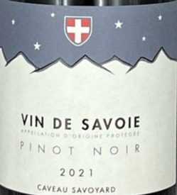 Jean Perrier Pinot Noir Caveau Savoyard Savoie 2021