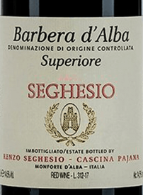 Renzo Seghesio Barbera d'Alba Superiore 2019