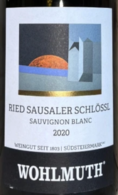 Wohlmuth Sauvignon Blanc Ried Sausaler Schlossl 2020