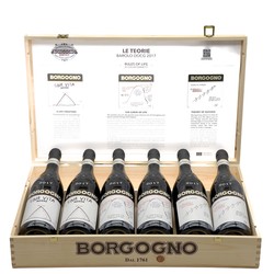 Barolo Le Teorie Six Bottle Gift Case Giacomo Borgogno 2017