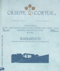 Giuseppe Cortese Barbaresco 2019