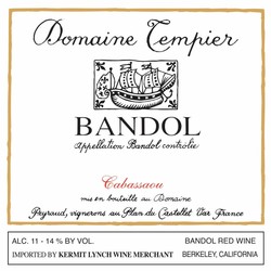 Domaine Tempier Bandol Cabassaou Rouge 2022