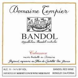 Domaine Tempier Bandol Cabassaou Rouge 2021