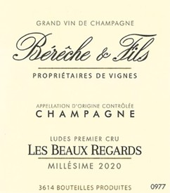Bereche & Fils Les Beaux Regards Premier Cru Extra Brut 2020
