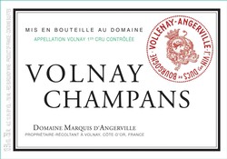 Marquis d'Angerville Volnay 1er Cru Champans 2016