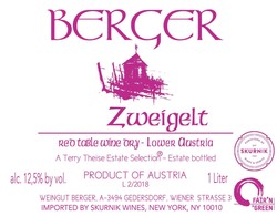 Berger Zweigelt 1L 2018