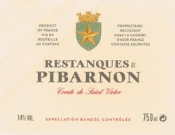 Chateau de Pibarnon Restanques Bandol Rouge 2019