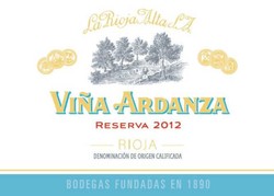 La Rioja Alta Vina Ardanza Reserva 2012