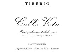 Tiberio Colle Vota Montepulciano d'Abruzzo 2021