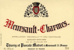 Domaine Matrot Meursault Charmes Premier Cru 2019