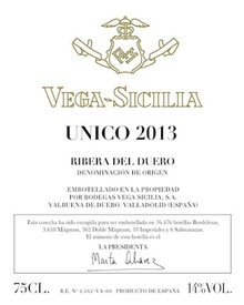 Bodegas Vega Sicilia Unico Tinto 2013