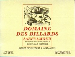 Domaie des Billards Saint Amour 2021