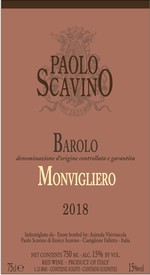 Paolo Scavino Barolo Monvigliero 2018