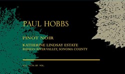 Paul Hobbs Katherine Lindsay Estate Vineyard Pinot Noir 2018