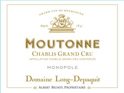 Albert Bichot Chablis Domaine Long-Depaquit Moutonne Grand Cru Monopole 2016