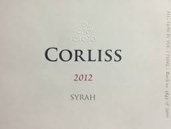 Corliss Syrah 2018