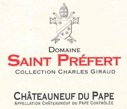 Domaine Saint Prefert Chateauneuf-du-Pape Collection Charles Giraud 2019
