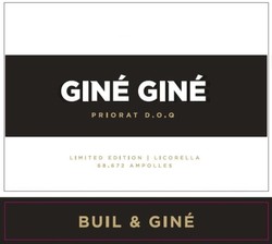 Buil and Gine Priorat Gine Gine 2019