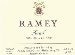 Ramey Sonoma Coast Syrah 2016