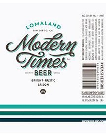Modern Times Lomaland Saison 16oz Can