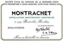 Domaine de la Romanee-Conti Le Montrachet Grand Cru DRC 2019