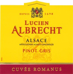 Lucien Albrecht Pinot Gris Cuvee Romanus 2020