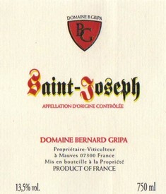 Domaine Bernard Gripa Saint Joseph Rouge 2020