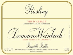 Domaine Weinbach Alsace Riesling 2022