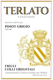 Terlato Family Vineyards Friuli Pinot Grigio 2019