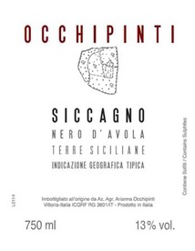 Arianna Occhipinti Siccagno Nero d'Avola 2022