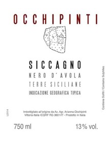 Arianna Occhipinti Siccagno Nero d'Avola 2020