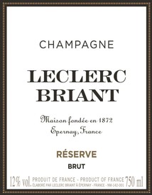 Champagne Leclerc Briant Brut Reserve NV
