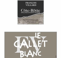 Francois Villard Cote Rotie Le Gallet Blanc 2020
