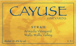 Cayuse Armada Vineyard Syrah 2017