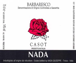 Azienda Vitivinicola Nada Giuseppe Barbaresco Casot 2019