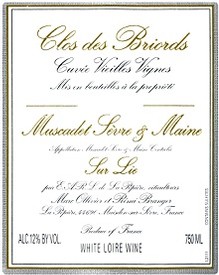 Domaine de la Pepiere Briords Muscadet de Sevre et Maine Sur Lie 2020